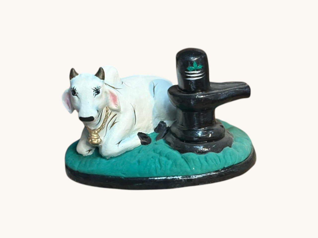 Rudrakshhandcrafted.com Nandi with Shiva Lingam Idol